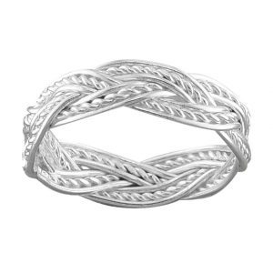 Sterling Silver Fancy Weave