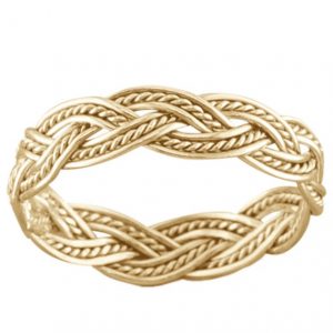 14K Gold Filled Fancy Weave