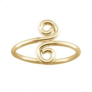 14K Gold Filled Swirl