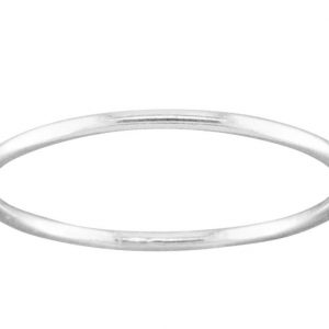 Sterling Silver Thin 1mm Band