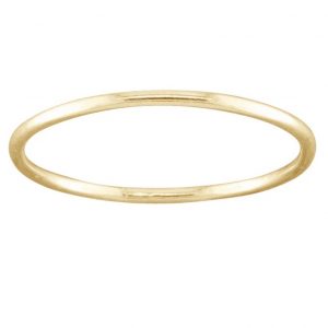 14K Gold Filled Thin 1mm Band