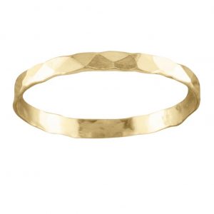 14K Gold Filled Hammered